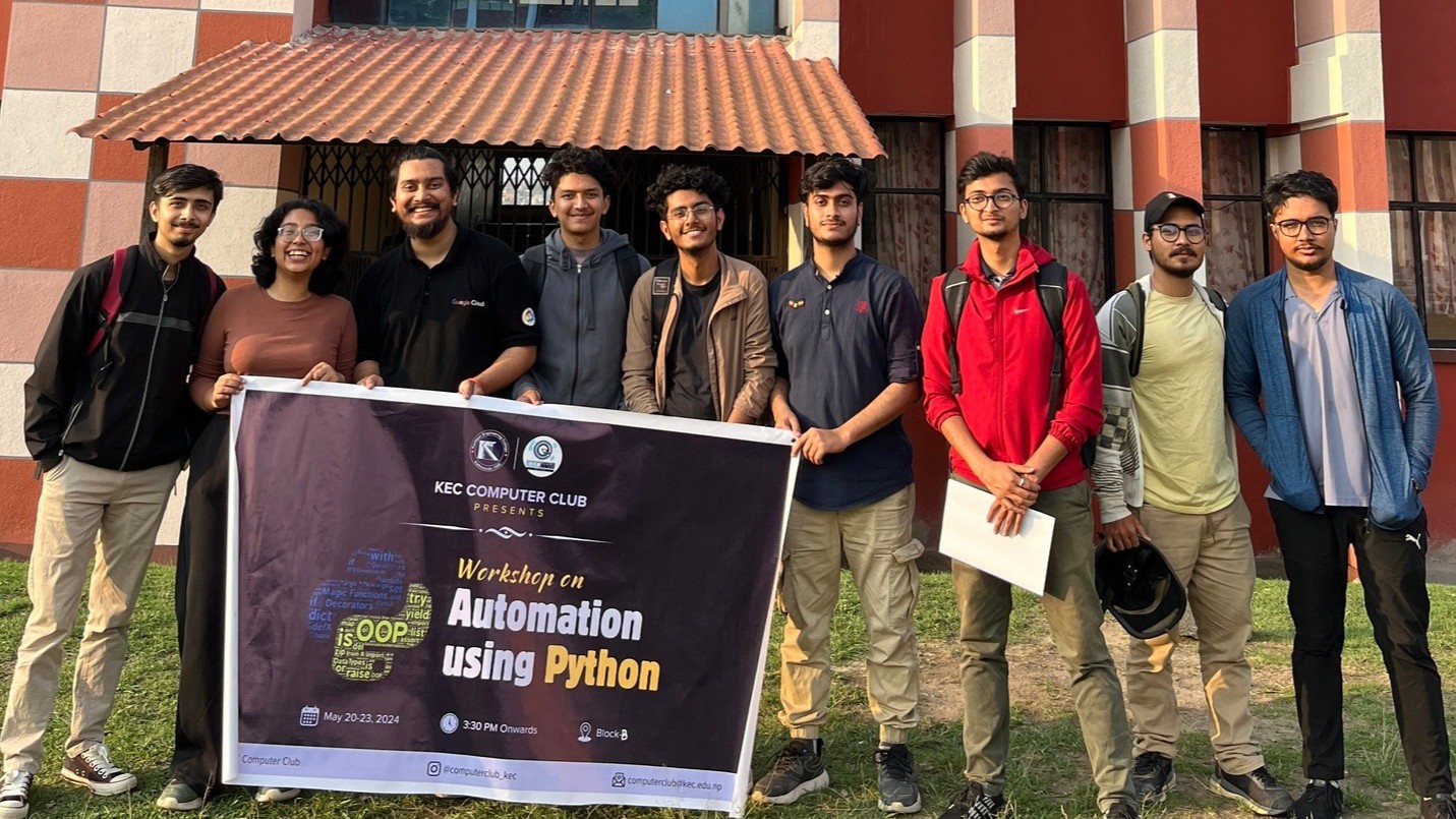 Automation using Python Workshop Organizing Team