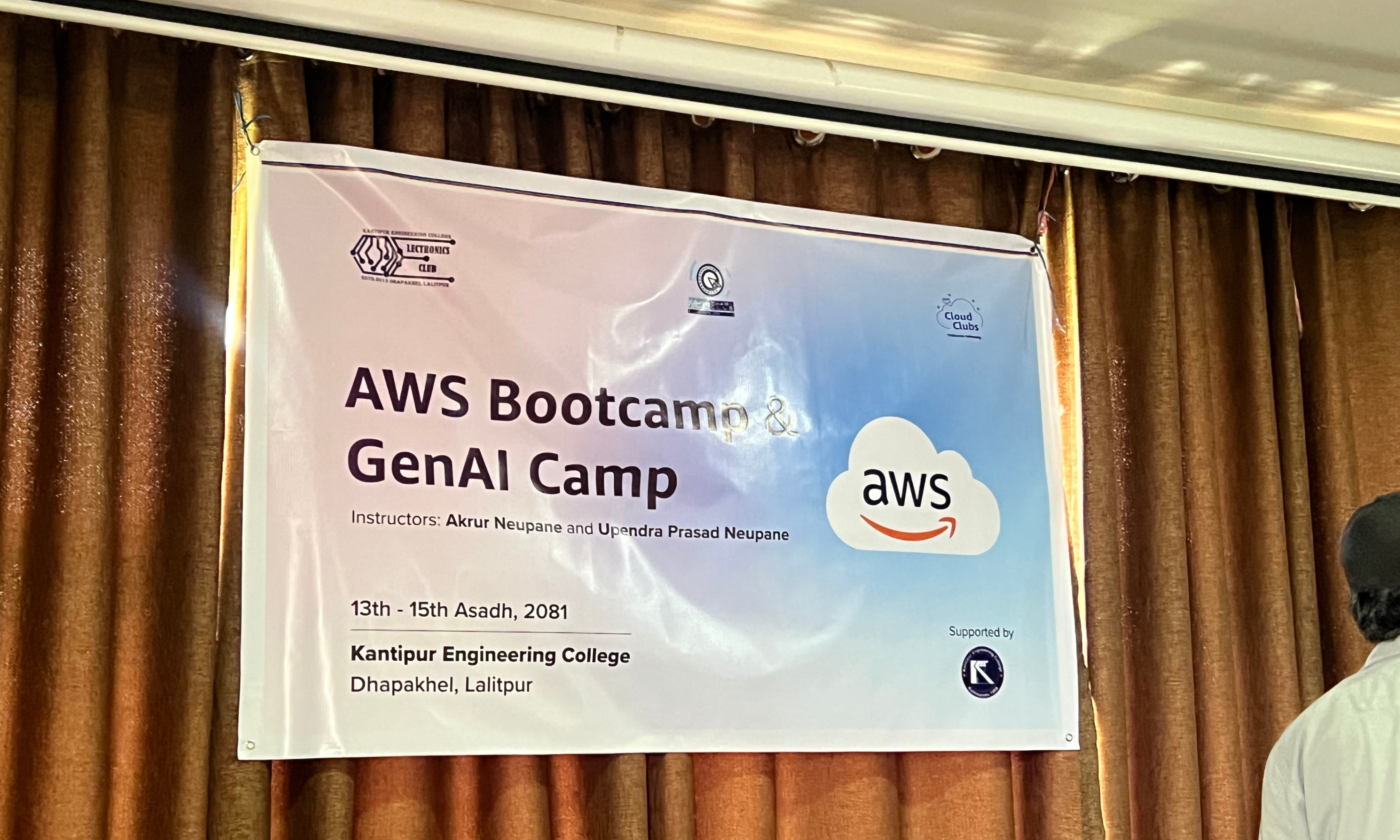 AWS Bootcamp and Gen AI CAMP